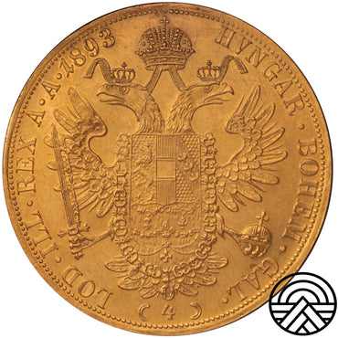 Austria, 4 Dukaty, 1893 r.