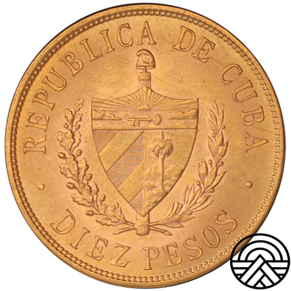Cuba, 10 Pesos, 1916 r.
