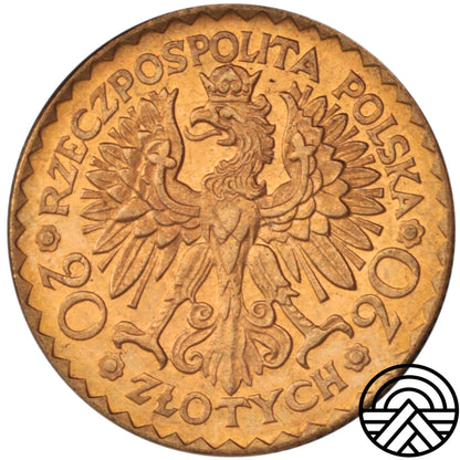 Polska, 20 Złotych 1925 r. Bolesław Chrobry