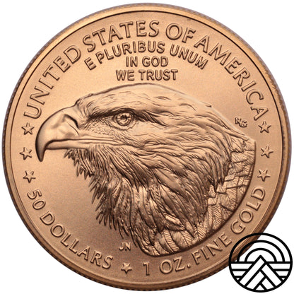 USA, 50 Dolarów 2025 r. Złoty Orzeł 1 Oz