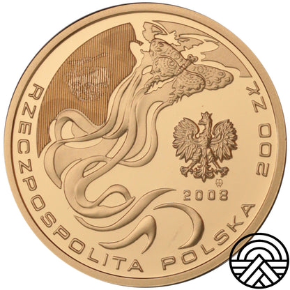 Polska, 200 Złotych, 2008 r. XXIX Igrzyska Olimpijskie W Pekinie