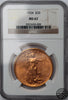 USA, 20 Dolarów 1924 r. "Saint Gaudens" NGC MS 62