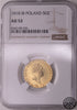 Polska, 50 Złotych 1818 r. NGC-AU 53