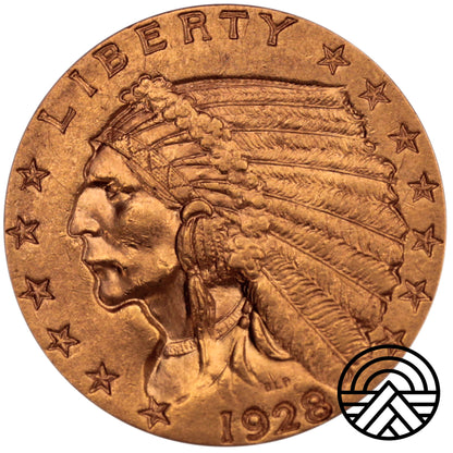 USA, 2,5 Dolara 1928 r. "Indianin"