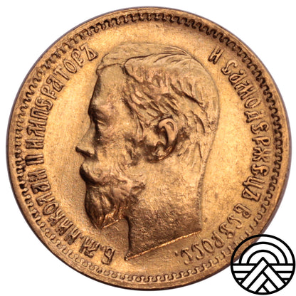 Rosja, Mikołaj II, 5 Rubli 1902 r.