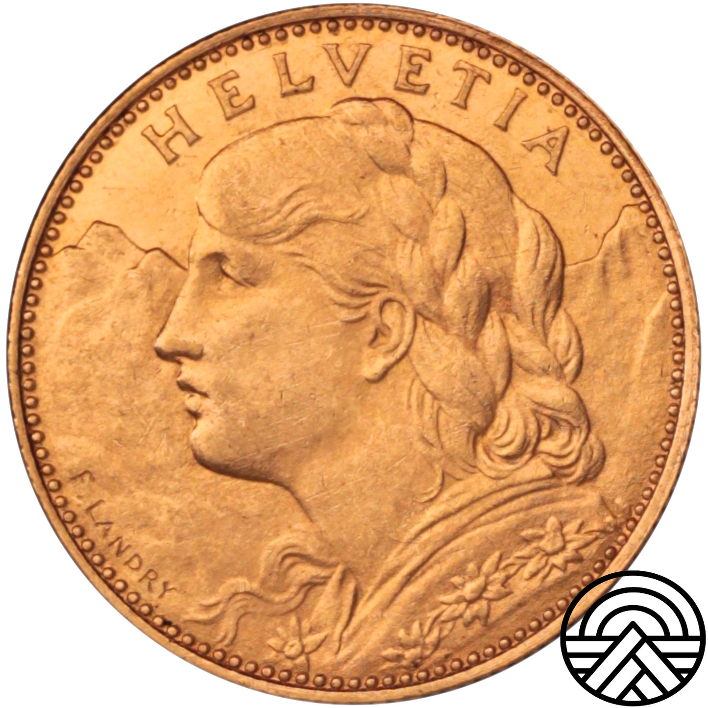 Szwajcaria, 10 Franków, 1915 r.