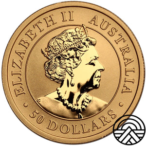 Australia, 50 Dolarów, 2022 r. Kangur 1/2 Oz Au 999