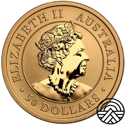 Australia, 50 Dolarów, 2022 r. Kangur 1/2 Oz Au 999