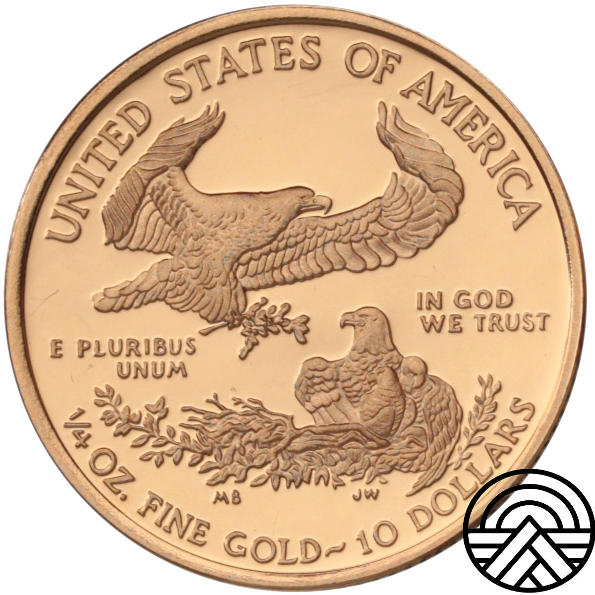 USA, 10 Dolarów, 2011 r. 1/4 Oz Au 999