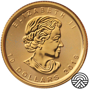 Kanada, 10 Dolarów, 2019 r. Liść Klonowy, 1/2 Oz Au 999,9