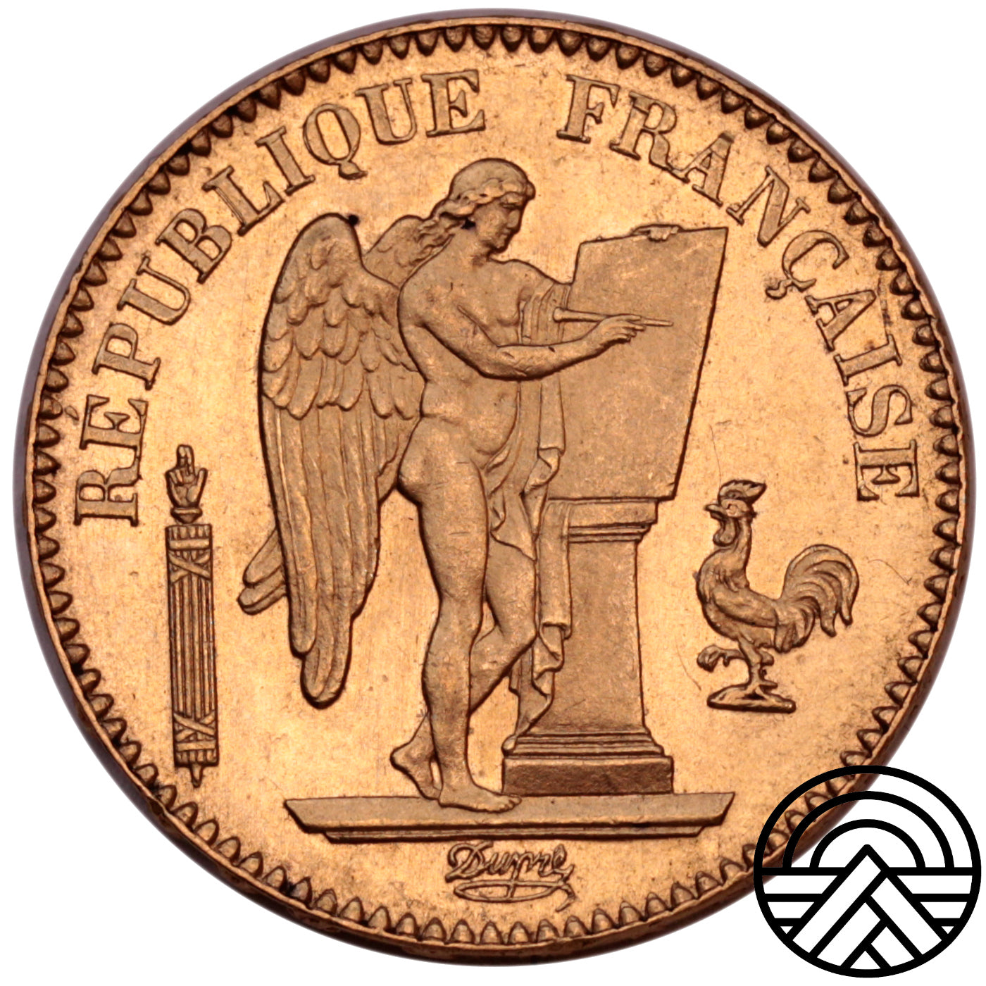 Francja, 20 Franków, 1887 r. "Anioł"