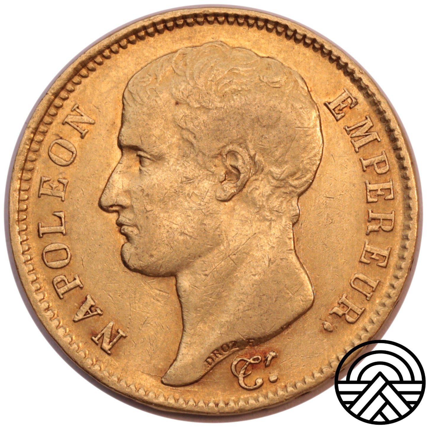 Francja, Napoleon I, 40 Franków 1807 r. Paryż Rzadsza!