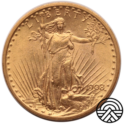 USA, 20 Dolarów 1908 r. "Saint Gaudens"