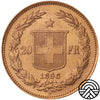 Szwajcaria, 20 Franków, 1896 r.