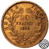 Francja, Napoleon III, 20 Franków, 1859 r. Paryż Super!