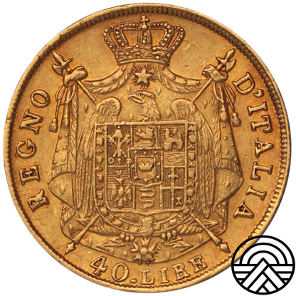 Włochy, 40 Lirów, 1814 r.