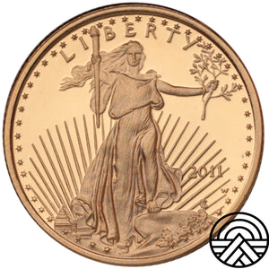 USA, 10 Dolarów, 2011 r. 1/4 Oz Au 999
