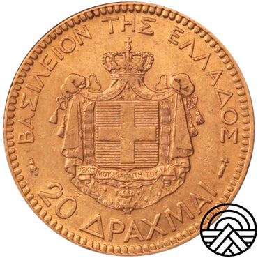 Grecja, 20 Drachm, 1884 r.