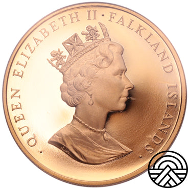 Falklandy, 50 Pensów, 1993 r. PCGS PR 65 DCAM
