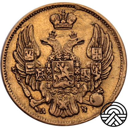 Rosja, 3 Ruble/20 Złotych 1839 r. SPB