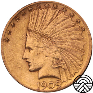 USA, 10 Dolarów, 1909 r. "Indianin" San Francisco
