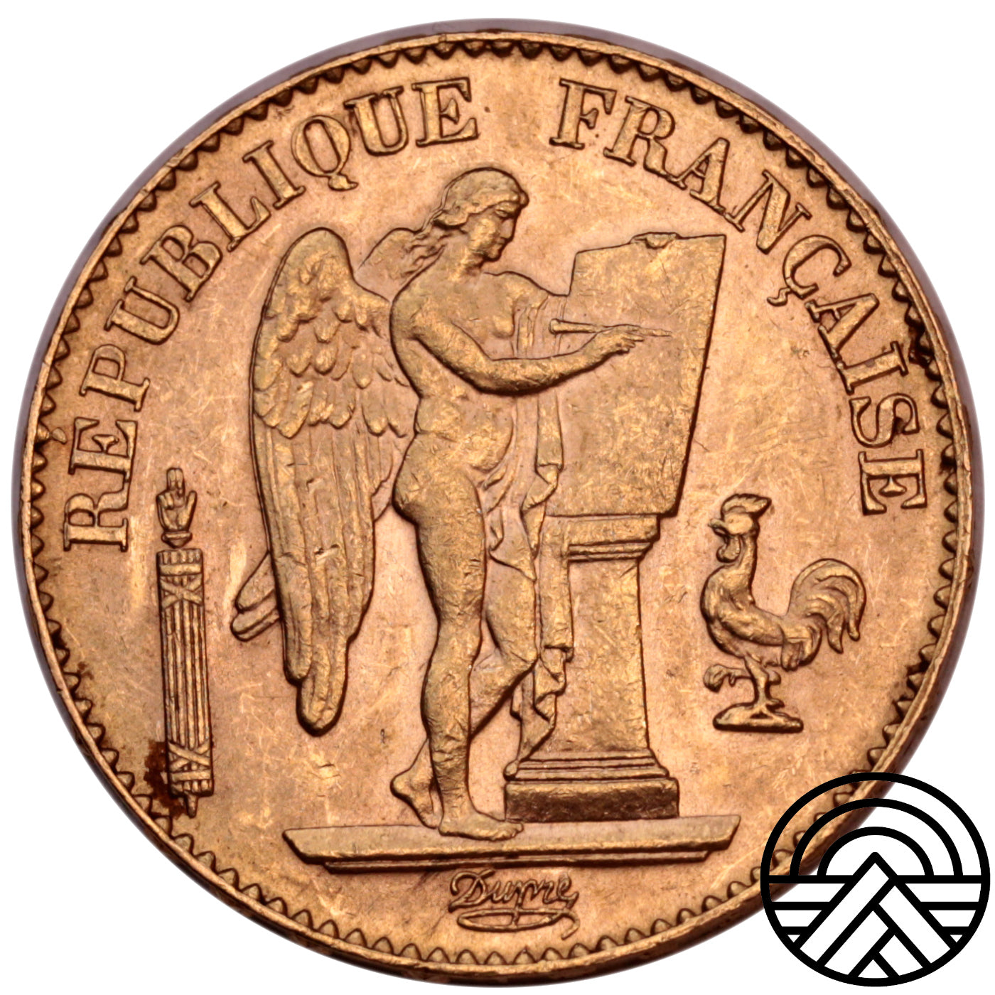 Francja, 20 Franków, 1897 r. "Anioł"