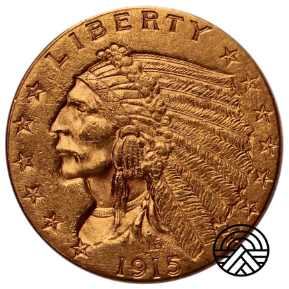 USA, 2,5 Dolara 1915 r. "Indianin"