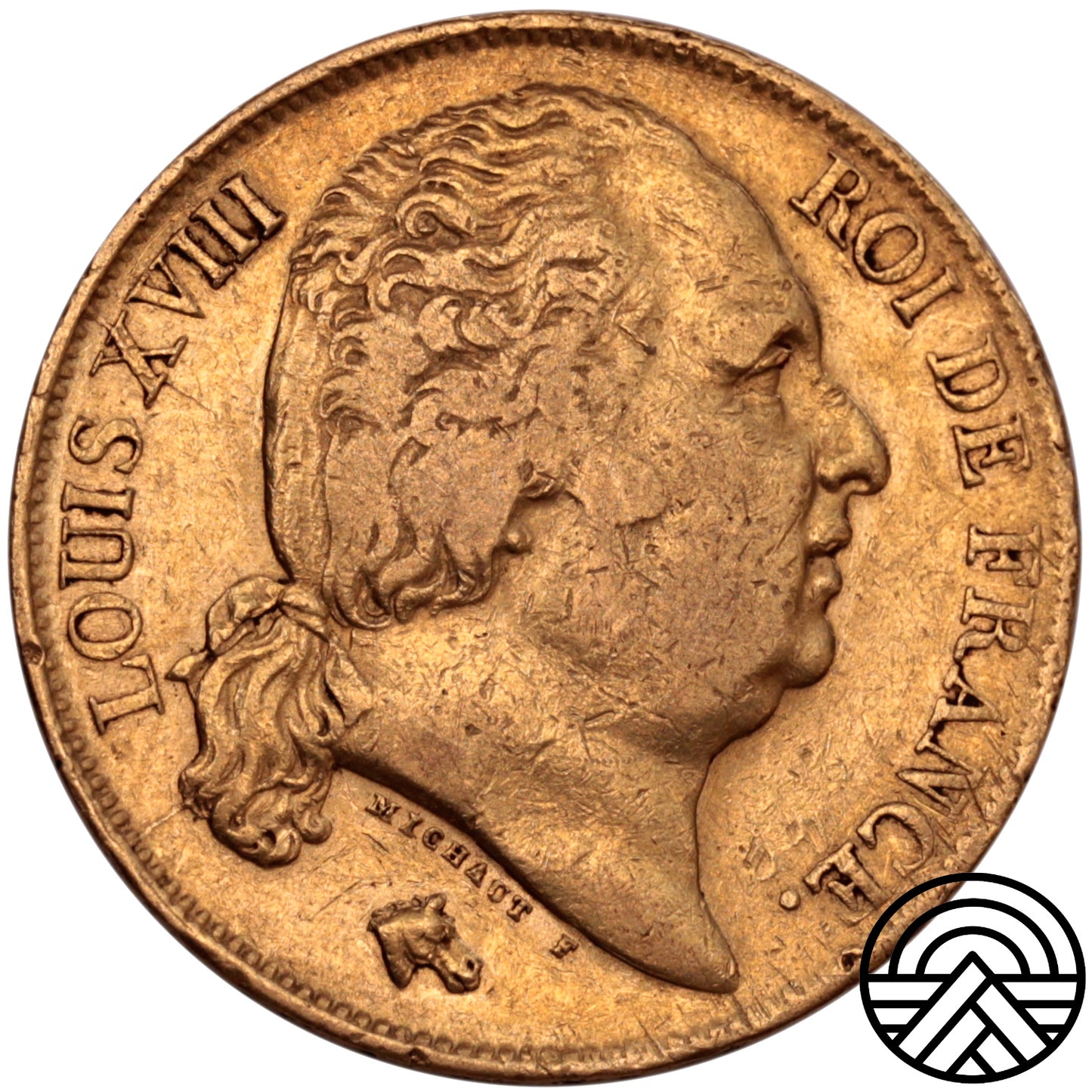 Francja, Louis XVIII, 20 Franków 1818 r. Lille