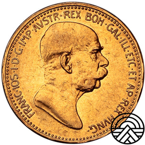 Austria, 20 Koron, 1908 r. 60-Lecie Panowania