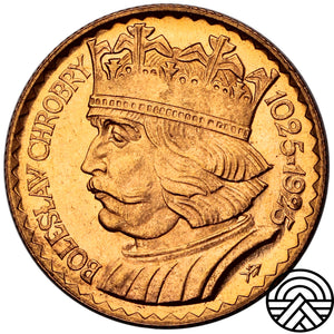 Polska, 10 Złotych, 1925 r. Bolesław Chrobry