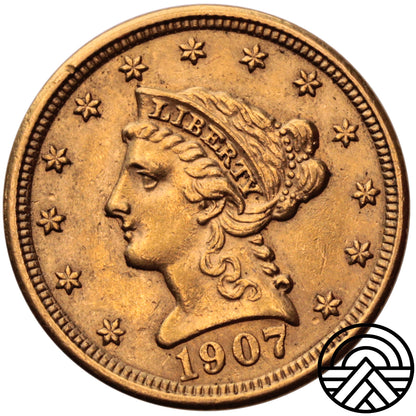 USA, 2,5 Dolara 1907 r. "Liberty Head"