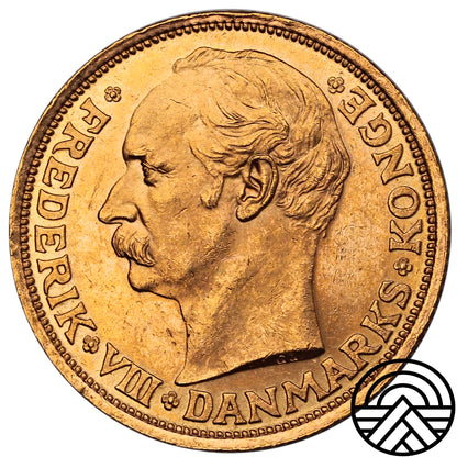 Dania, Fryderyk VIII, 20 Koron, 1911 r.