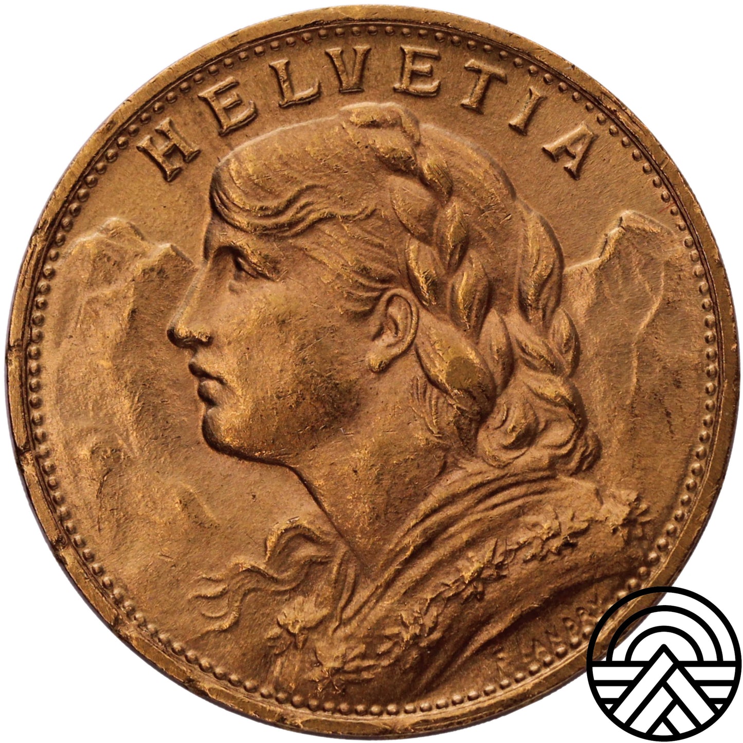 Szwajcaria, 20 Franków 1922 r.