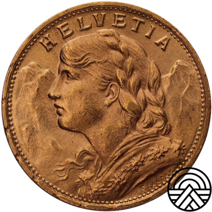 Szwajcaria, 20 Franków 1922 r.