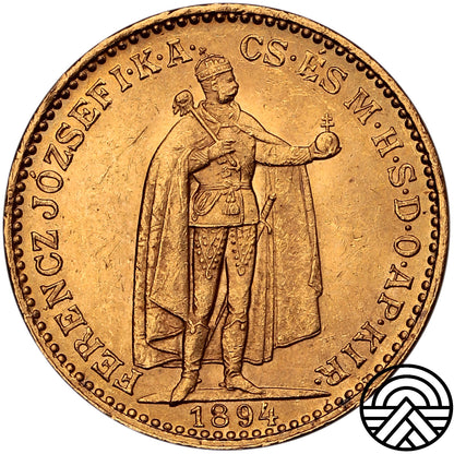 Węgry, 20 Koron 1894 r. P