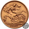 Wielka Brytania, 1/2 Suwerena, 1907 r.