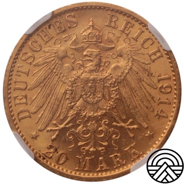 Niemcy, Prusy, 20 Marek 1914 r. NGC MS 63