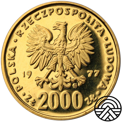 Polska, 2000 Złotych, 1977 r. Fryderyk Chopin