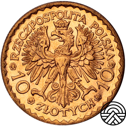 Polska, 10 Złotych, 1925 r. Bolesław Chrobry