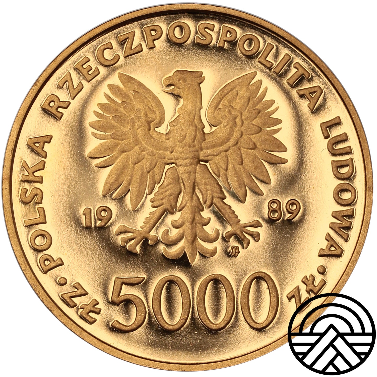 Polska, 5000 Złotych, 1989 r. Jan Paweł II