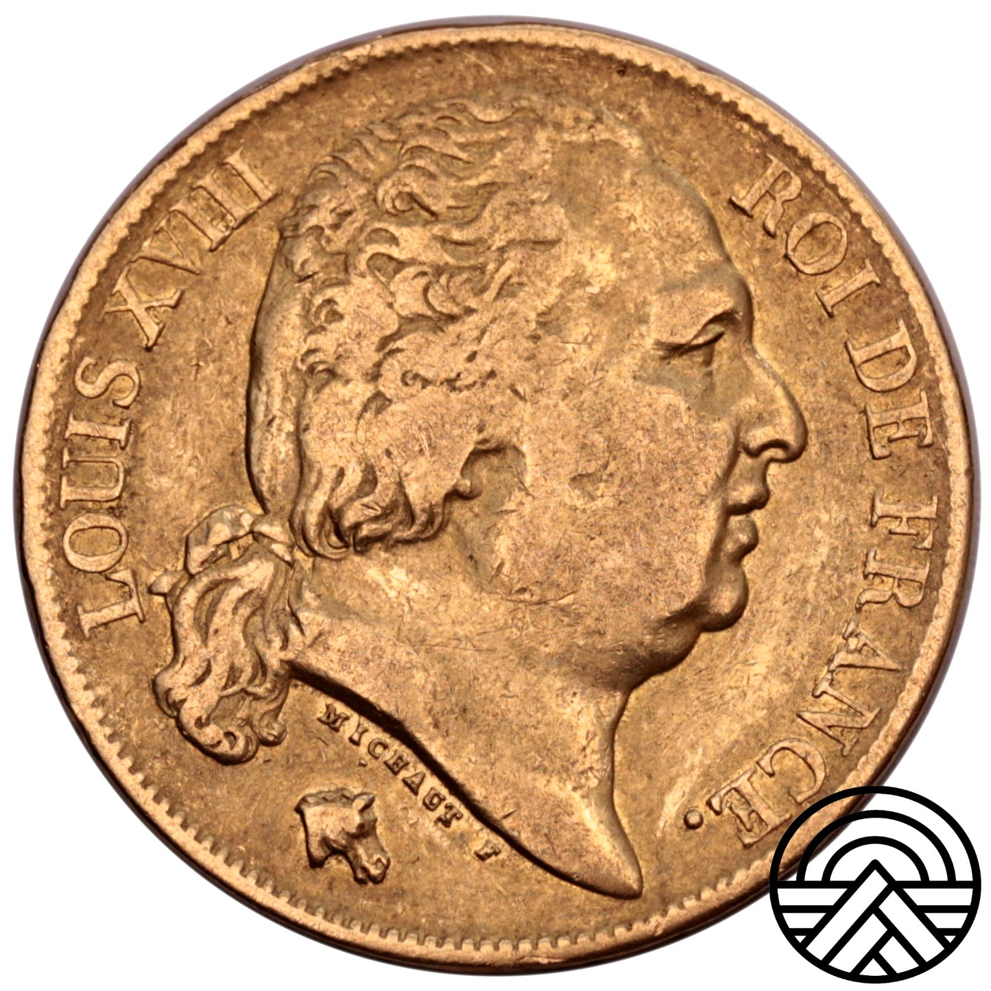 Francja, Louis XVIII, 20 Franków 1818 r. Paryż