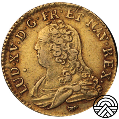 Francja, Ludwik XV, Louis D'or, 1728 r. Paryż