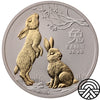 Australia, Dolar, 2023 r. Rok Królika 1 Oz Ag 999.9