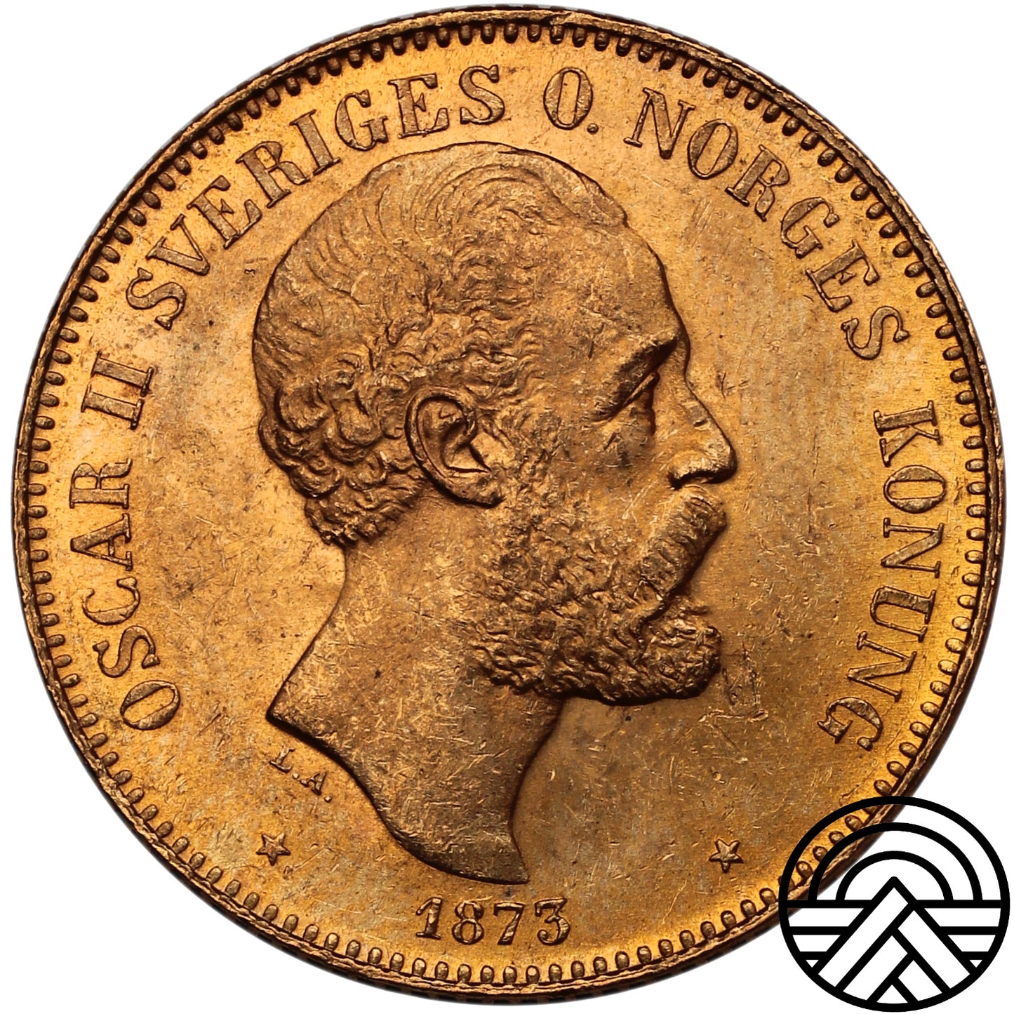 Norwegia, Oskar II, 20 Koron, 1873 r.