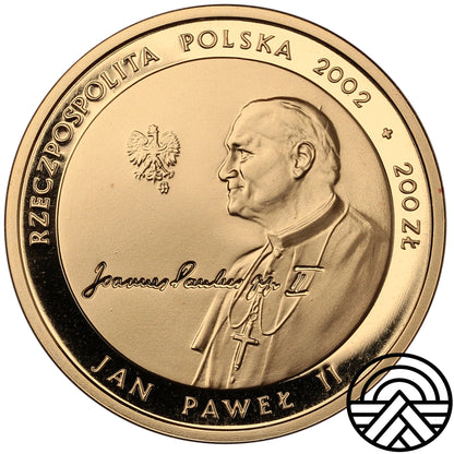 Polska, 200 Złotych, 2002 r. Jan Paweł II