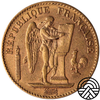 Francja, 20 Franków 1895 r. "Anioł"