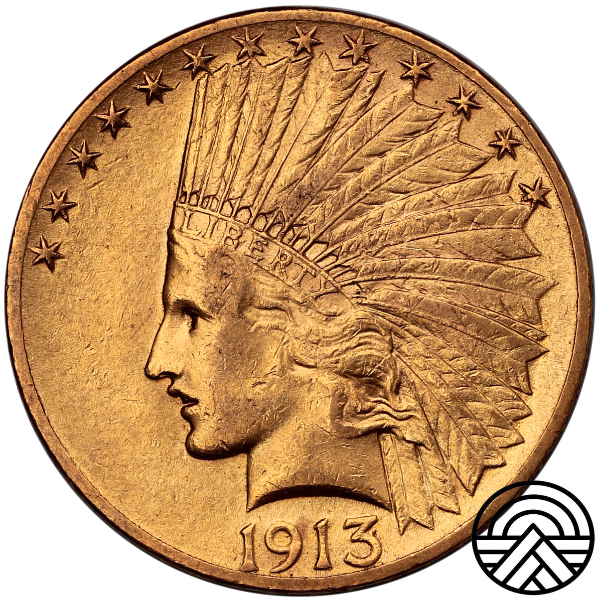 USA, 10 Dolarów, 1913 r. "Indianin" Filadelfia