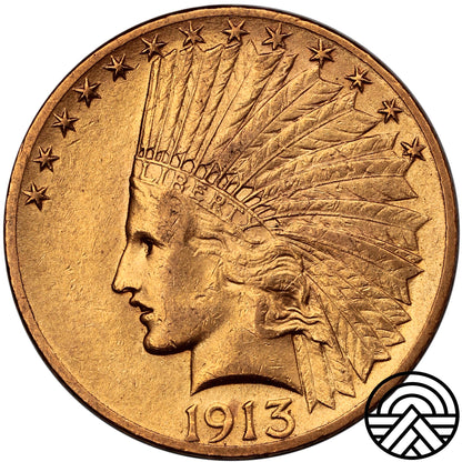USA, 10 Dolarów, 1913 r. "Indianin" Filadelfia