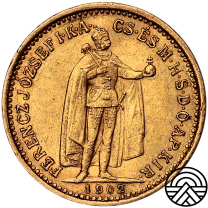 Węgry, 10 Koron, 1902 r. P