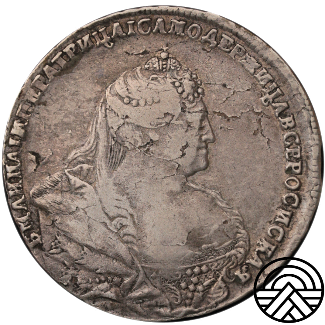 Rosja, Anna Iwanowna, Rubel, 1738 r.